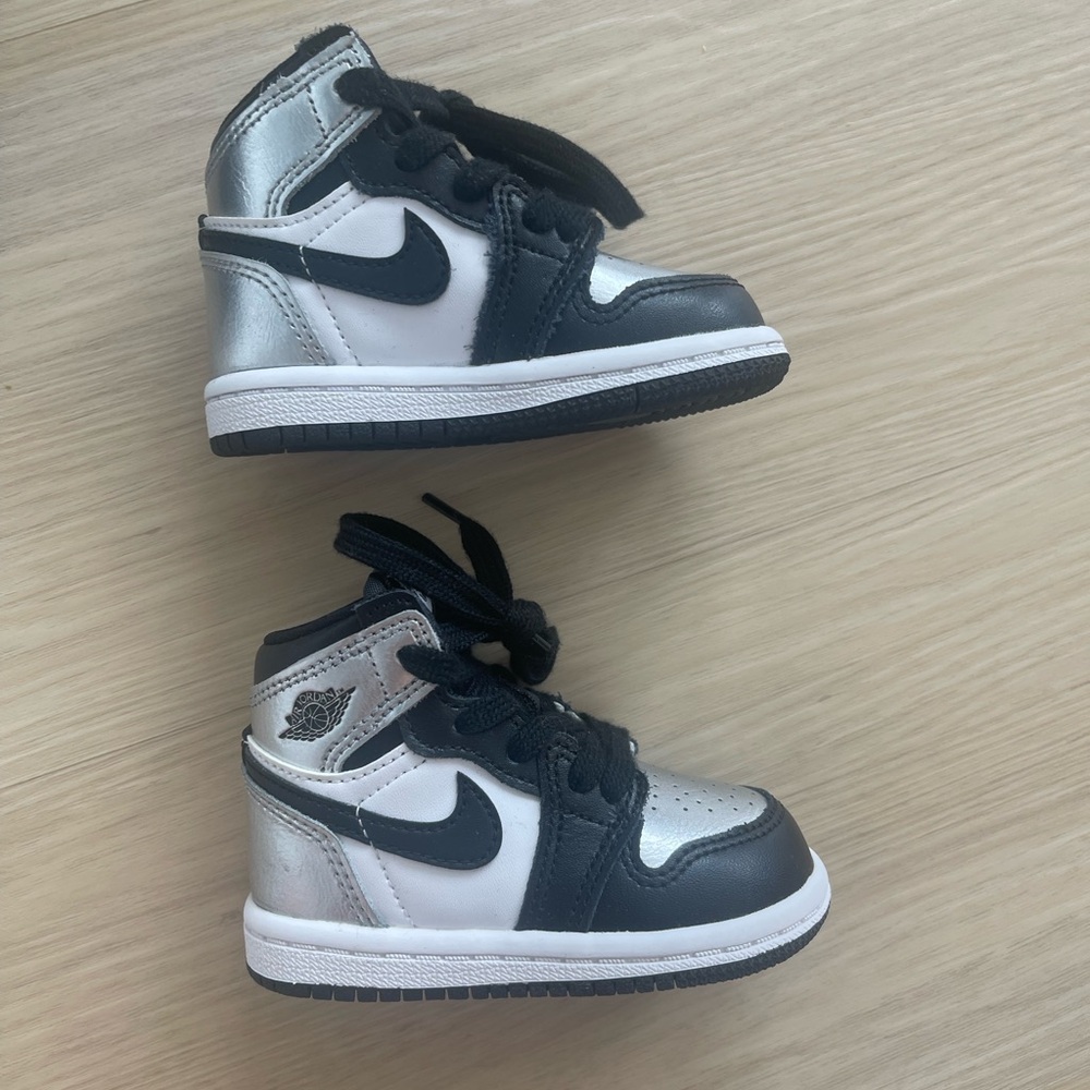 Air Jordan 1 Retro High OG TD 'Silver size 4C